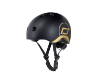 Hulajnoga lub deskorolka Scoot & Ride Kask Ochronny S-M dla dzieci 3+ Gold